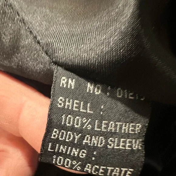 Andrew Marc Black Leather Jacket Size Large - Picture 15 of 16